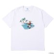 画像1: CHALLENGER/MICKEY MOUSE / HAND PLANT TEE（WHITE）［ハンドプラントT-25春夏］ (1)