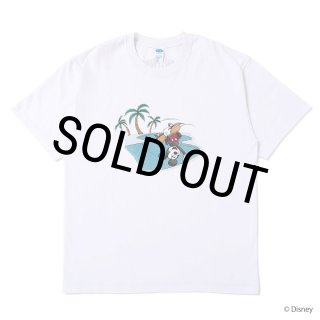 CHALLENGER/MICKEY MOUSE / HAND PLANT TEE（WHITE）［ハンドプラントT