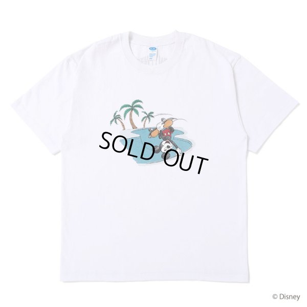 画像1: CHALLENGER/MICKEY MOUSE / HAND PLANT TEE（WHITE）［ハンドプラントT-25春夏］