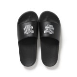 BlackEyePatch/OG LABEL SHOWER SANDALS（BLACK）