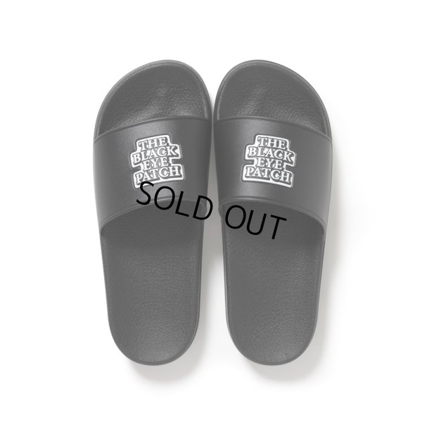 画像1: BlackEyePatch/OG LABEL SHOWER SANDALS（BLACK）