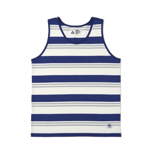 他の写真1: CHALLENGER/BORDER TANK TOP（BLUE/WHITE）［ボーダータンクトップ-25春夏］