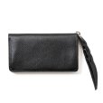 画像2: CALEE/PLANE LEATHER LONG WALLET ＜STUDS CHARM＞（BLACK）［ロングウォレットwithスタッズチャーム-25春夏］ (2)