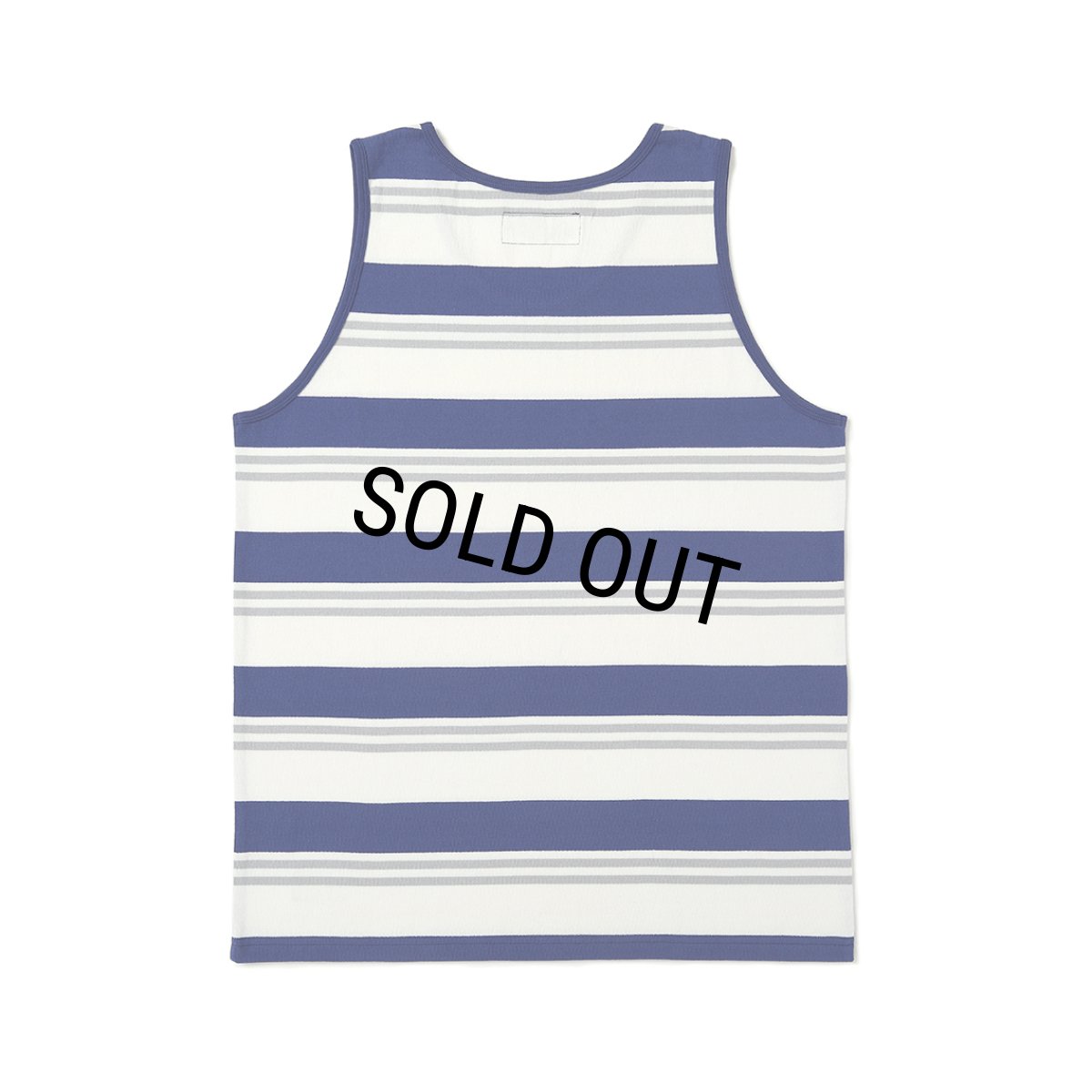 画像2: CHALLENGER/BORDER TANK TOP（BLUE/WHITE）［ボーダータンクトップ-25春夏］ (2)