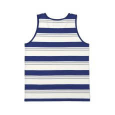 画像2: CHALLENGER/BORDER TANK TOP（BLUE/WHITE）［ボーダータンクトップ-25春夏］ (2)
