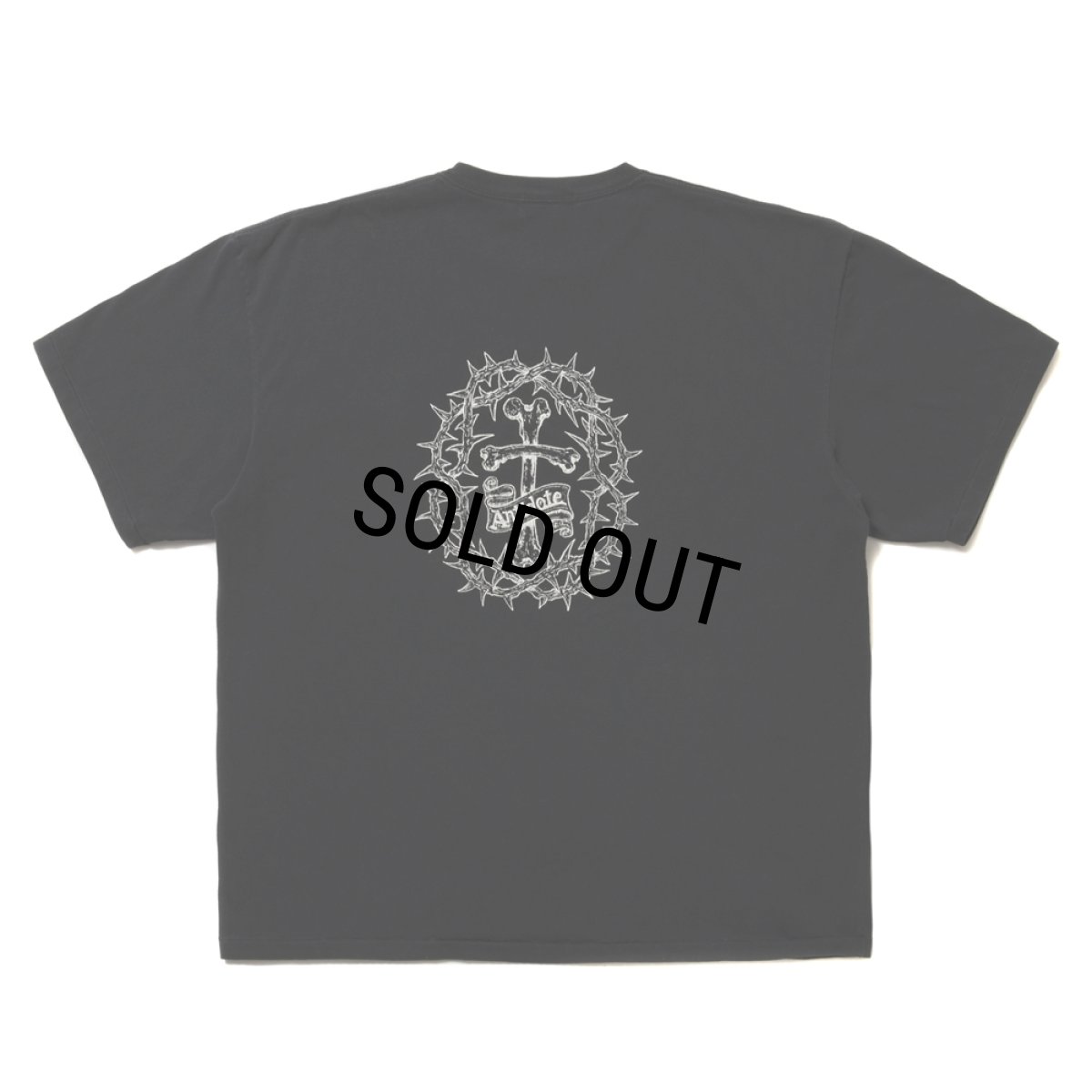 画像2: ANTIDOTE BUYERS CLUB/Fade Wash S/S Tee（Skull Jesus）（Black） (2)