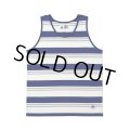 CHALLENGER/BORDER TANK TOP（BLUE/WHITE）［ボーダータンクトップ-25春夏］