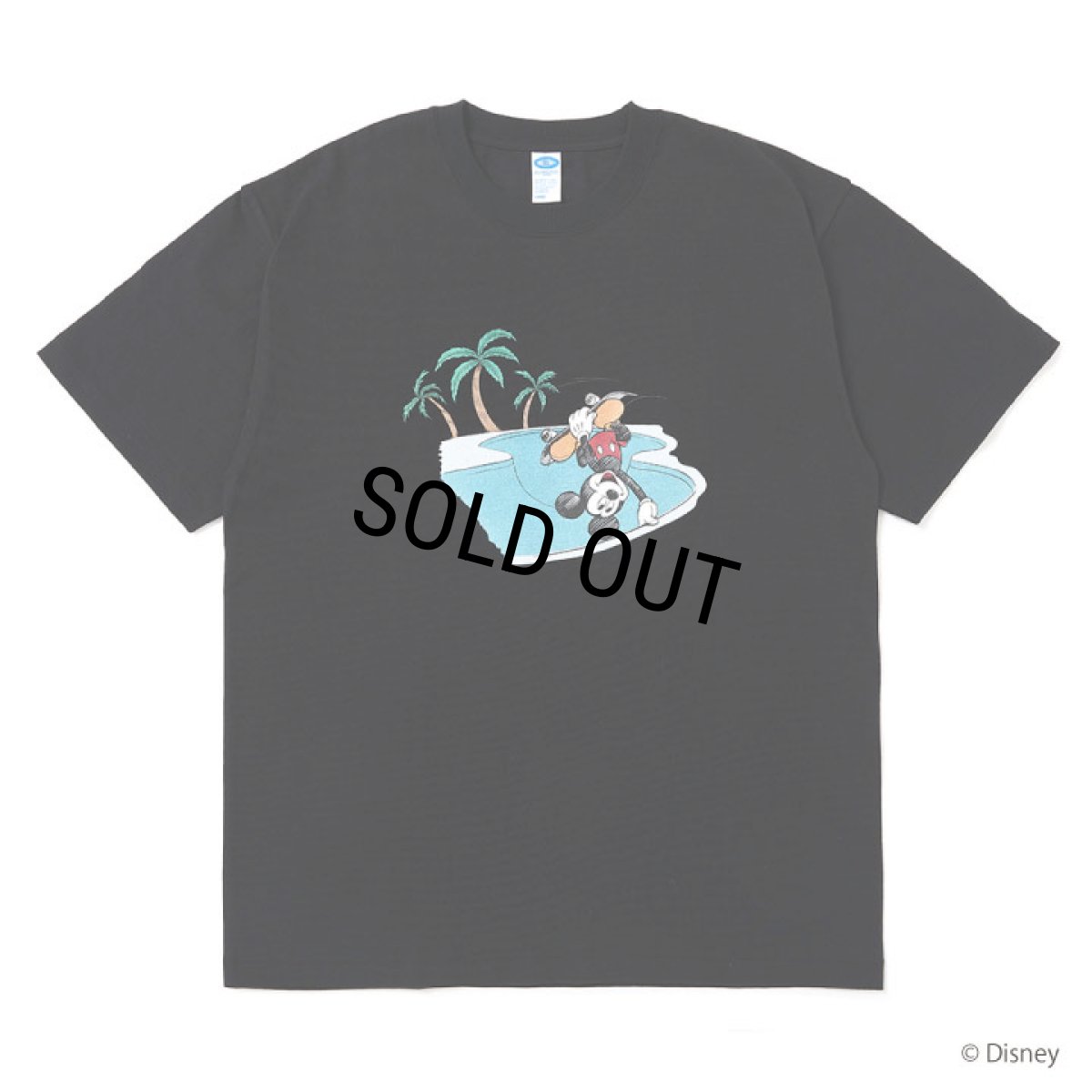 画像1: CHALLENGER/MICKEY MOUSE / HAND PLANT TEE（BLACK）［ハンドプラントT-25春夏］ (1)