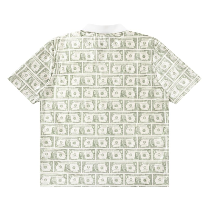 画像2: BlackEyePatch/DOLLAR BILL PATTERNED S/S GAMESHIRT（MULTI）