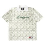 BlackEyePatch/DOLLAR BILL PATTERNED S/S GAMESHIRT（MULTI）