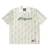 BlackEyePatch/DOLLAR BILL PATTERNED S/S GAMESHIRT（MULTI）