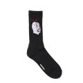 WACKO MARIA/MASK JACQUARD SOCKS（BLACK）［マスクジャガードソックス-25春夏］