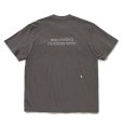 画像2: RATS/CIRCLE POCKET TEE BACK PRINT（CHARCOAL）［プリントポケT-25春夏］ (2)
