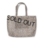 WACKO MARIA/SPEAK EASY / LEOPARD MESH TOTE BAG（BEIGE）［レオパードメッシュトートバッグ-25春夏］