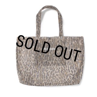 WACKO MARIA/SPEAK EASY / LEOPARD MESH TOTE BAG（BEIGE