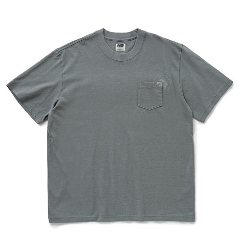 他の写真1: RATS/CIRCLE POCKET TEE BACK PRINT（GRAY）［プリントポケT-25春夏］