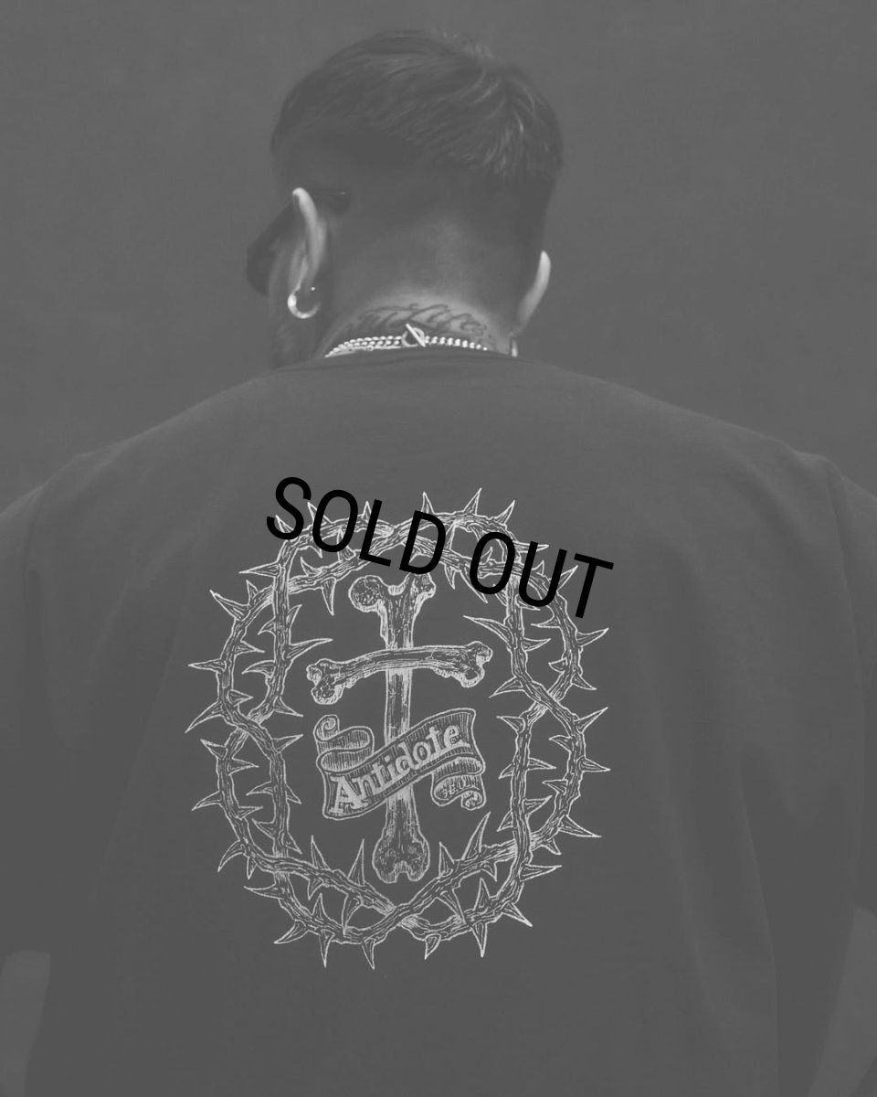 画像6: ANTIDOTE BUYERS CLUB/Fade Wash S/S Tee（Skull Jesus）（Black） (6)