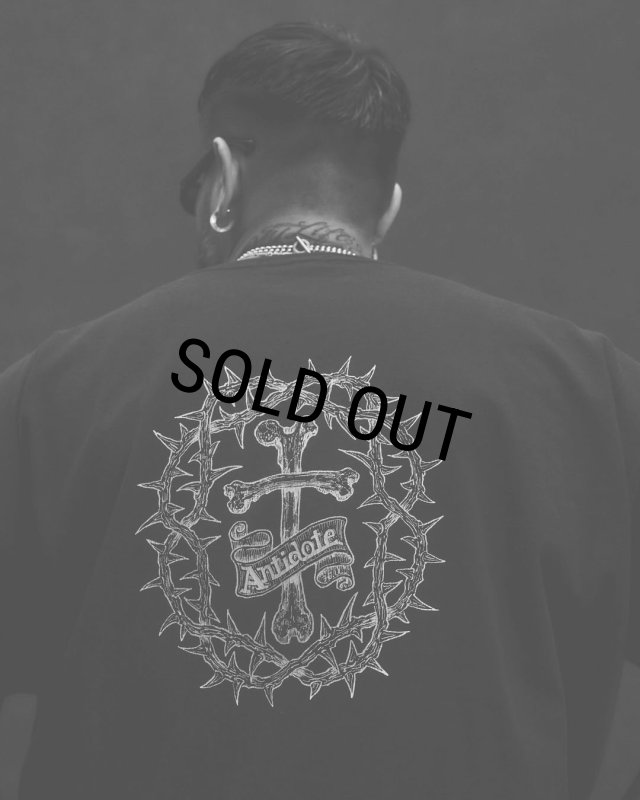 ANTIDOTE BUYERS CLUB/Fade Wash S/S Tee（Skull Jesus）（Black） - JONAS