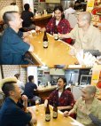 画像3: WACKO MARIA/56 TATTOO STUDIO / HAWAIIAN SHIRT（NAVY）［ハワイアンシャツ-25春夏］ (3)