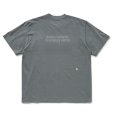 画像2: RATS/CIRCLE POCKET TEE BACK PRINT（GRAY）［プリントポケT-25春夏］ (2)
