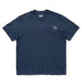 RATS/CIRCLE POCKET TEE BACK PRINT（NAVY）［プリントポケT-25春夏］