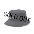 CALEE/EMBROIDERY CALEE BUCKET HAT（BLACK/C）［バケットハット-25春夏］