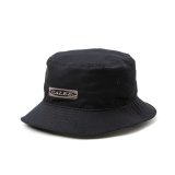 CALEE/EMBROIDERY CALEE BUCKET HAT（BLACK/C）［バケットハット-25春夏］