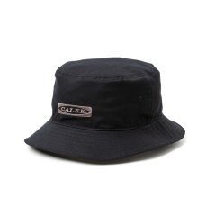 画像1: CALEE/EMBROIDERY CALEE BUCKET HAT（BLACK/C）［バケットハット-25春夏］ (1)