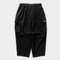 TIGHTBOOTH/SEERSUCKER CARGO BALLOON PANTS（Black）［シアサッカーカーゴバルーンパンツ-25夏］