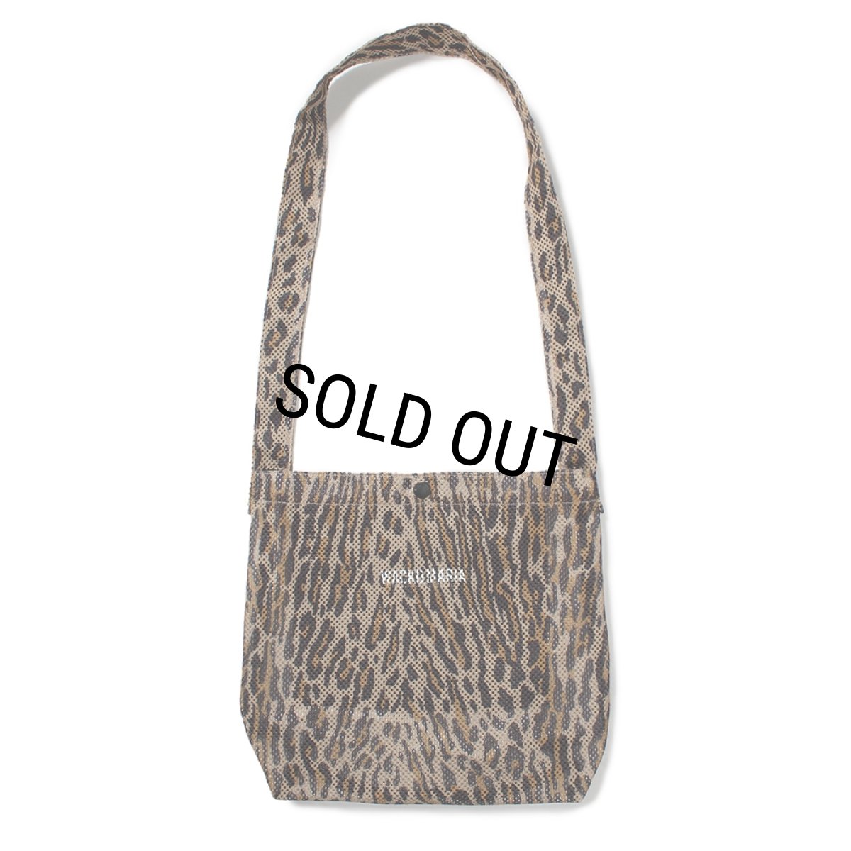画像1: WACKO MARIA/SPEAK EASY / LEOPARD MESH SHOULDER BAG（BEIGE）［レオパードメッシュショルダーバッグ-25春夏］ (1)