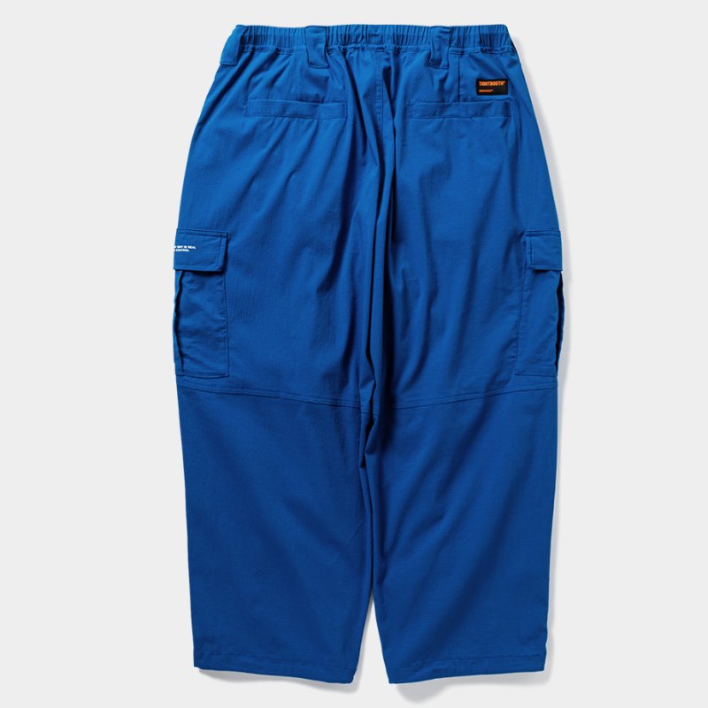 画像2: TIGHTBOOTH/SEERSUCKER CARGO BALLOON PANTS（Blue）［シアサッカーカーゴバルーンパンツ-25夏］