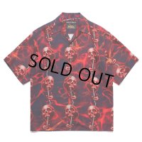 WACKO MARIA/56 TATTOO STUDIO / HAWAIIAN SHIRT（NAVY）［ハワイアンシャツ-25春夏］