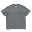 画像1: RATS/CIRCLE POCKET TEE BACK PRINT（GRAY）［プリントポケT-25春夏］ (1)