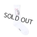 WACKO MARIA/MASK JACQUARD SOCKS（WHITE）［マスクジャガードソックス-25春夏］
