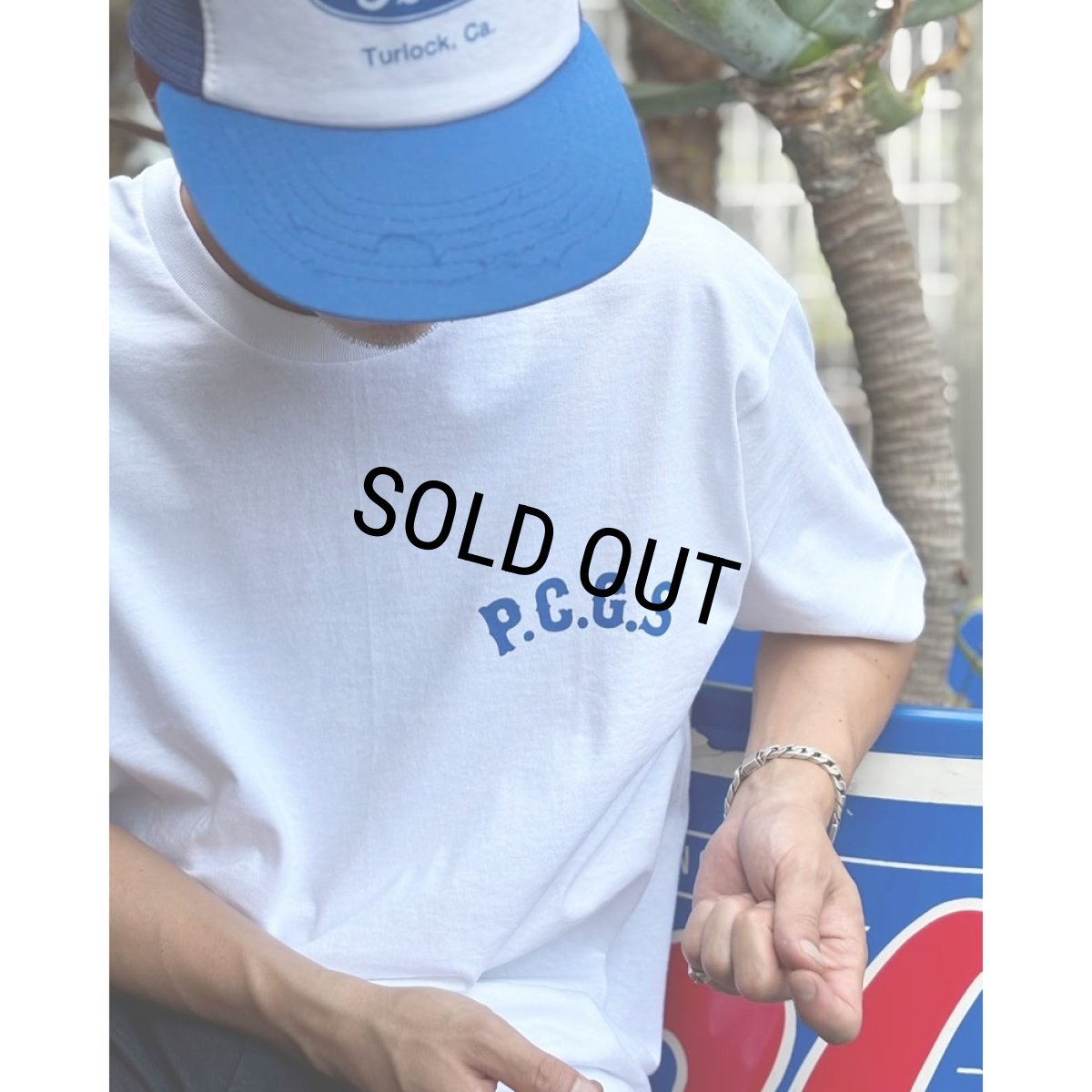 画像6: PORKCHOP/CIRCLE PORK TEE（WHITE）［サークルポークT-25春夏］ (6)