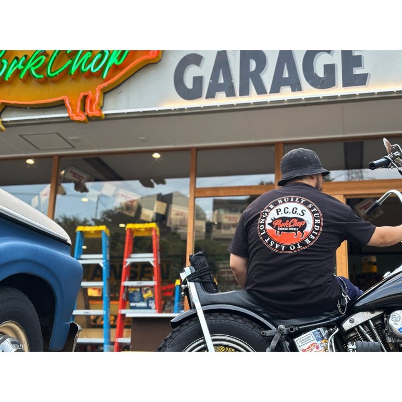 画像3: PORKCHOP/CIRCLE PORK TEE（BLACK）［サークルポークT-25春夏］