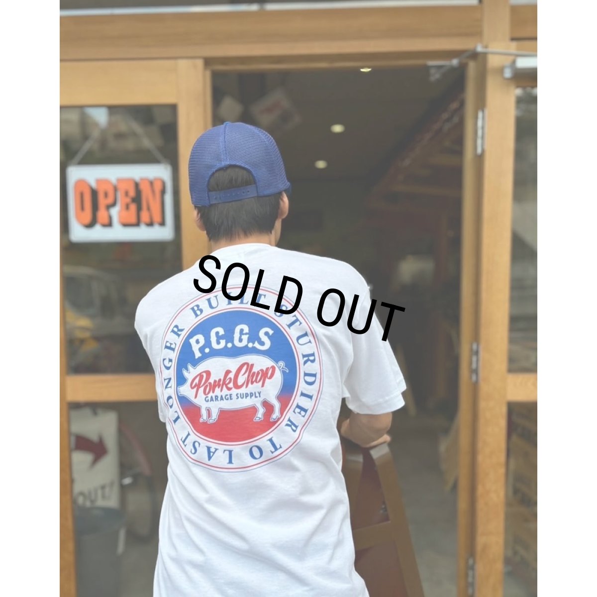 画像5: PORKCHOP/CIRCLE PORK TEE（WHITE）［サークルポークT-25春夏］ (5)