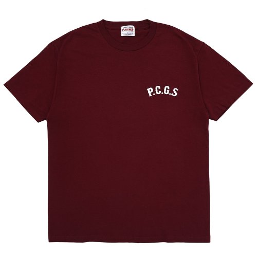 他の写真1: PORKCHOP/CIRCLE PORK TEE（BURGUNDY）［サークルポークT-25春夏］