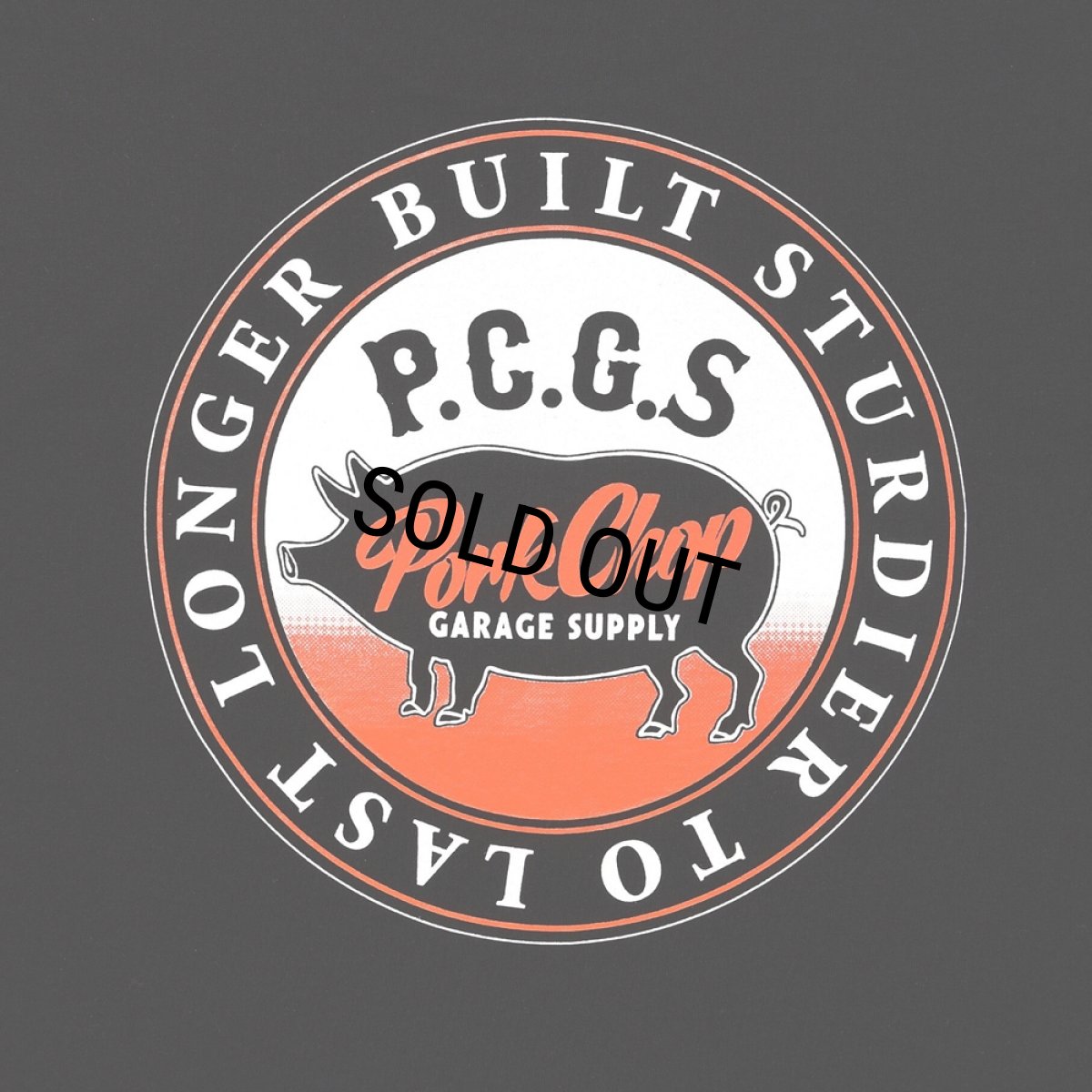 画像3: PORKCHOP/CIRCLE PORK TEE（BLACK）［サークルポークT-25春夏］ (3)