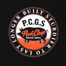 画像3: PORKCHOP/CIRCLE PORK TEE（BLACK）［サークルポークT-25春夏］ (3)