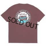 PORKCHOP/CIRCLE PORK TEE（BURGUNDY）［サークルポークT-25春夏］