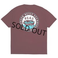 PORKCHOP/CIRCLE PORK TEE（BURGUNDY）［サークルポークT-25春夏］
