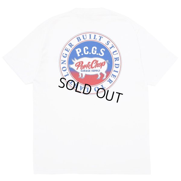 画像1: PORKCHOP/CIRCLE PORK TEE（WHITE）［サークルポークT-25春夏］
