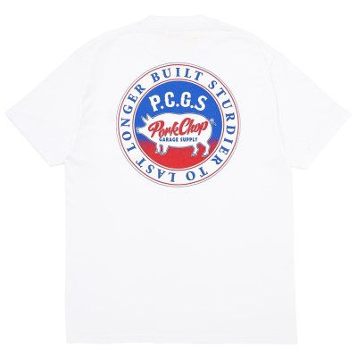 画像2: PORKCHOP/CIRCLE PORK TEE（WHITE）［サークルポークT-25春夏］