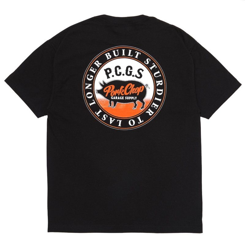 画像2: PORKCHOP/CIRCLE PORK TEE（BLACK）［サークルポークT-25春夏］