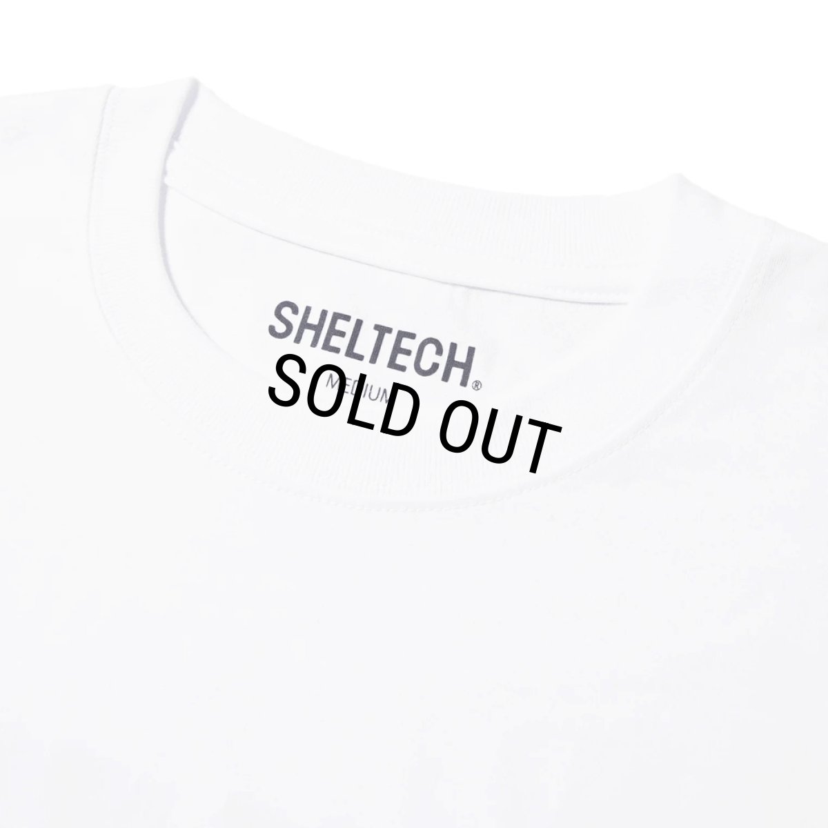 画像3: CALEE/× SHELTECH CALEE NATIONAL LOGO WIDE TEE（WHITE）［ワイドT-25春夏］ (3)