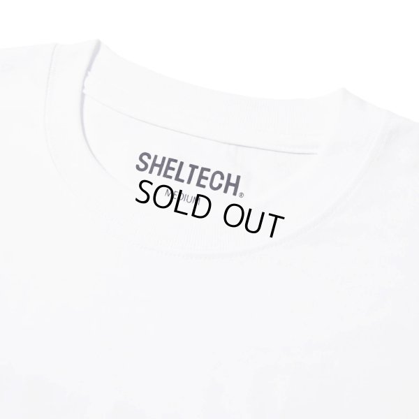 画像3: CALEE/× SHELTECH CALEE NATIONAL LOGO WIDE TEE（WHITE）［ワイドT-25春夏］
