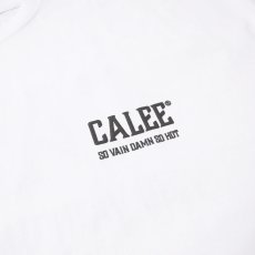 画像4: CALEE/× SHELTECH CALEE NATIONAL LOGO WIDE TEE（WHITE）［ワイドT-25春夏］ (4)