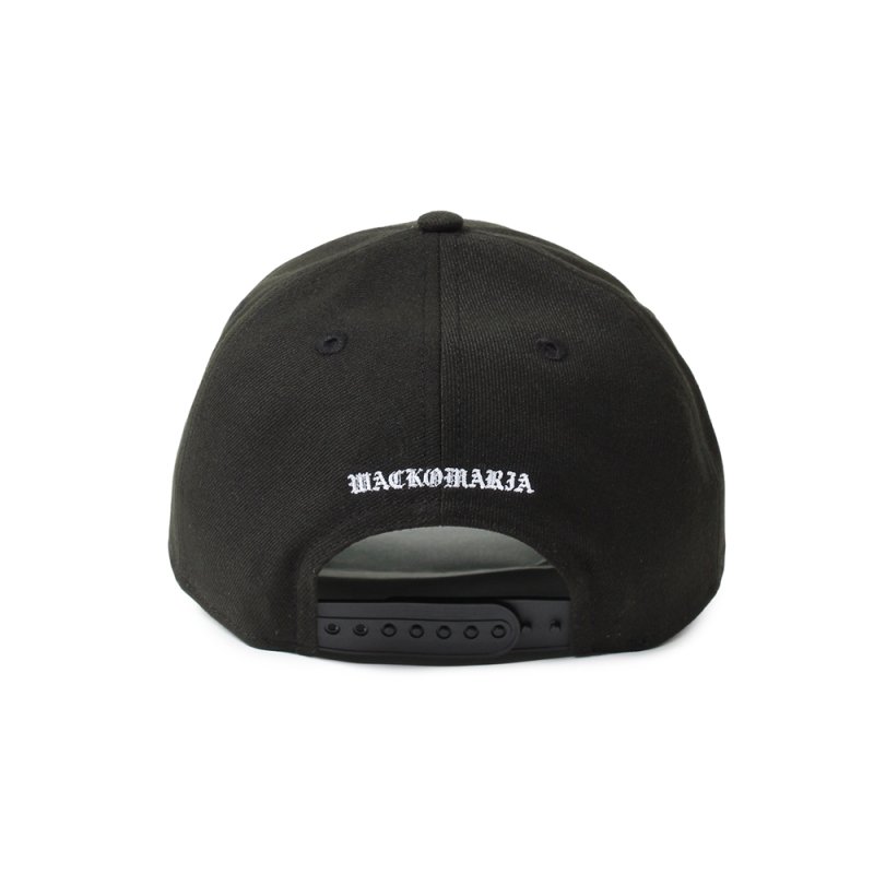 画像2: WACKO MARIA/NEW ERA / 9FORTY（BLACK）［9FORTYキャップ-25春夏］
