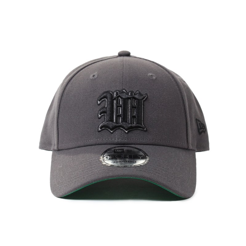 画像1: WACKO MARIA/NEW ERA / 9FORTY（GRAY）［9FORTYキャップ-25春夏］